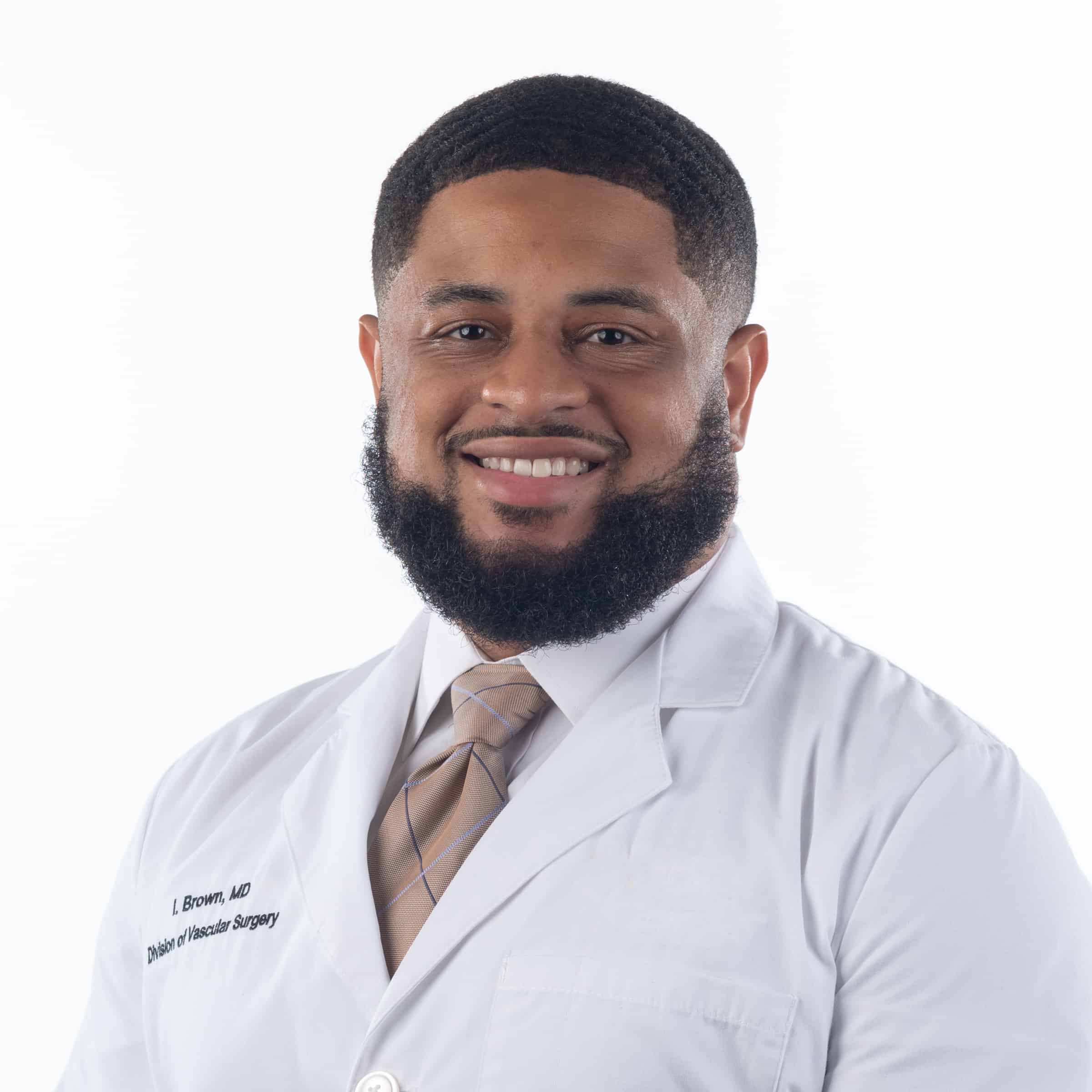 Headshot of Isaiah T. Brown, M.D. from Coastal Vascular and Interventional